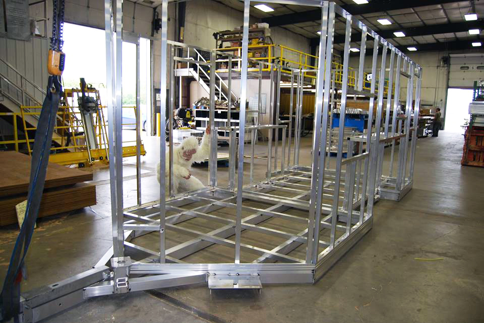 Aluminum Ice House Trailer Frame